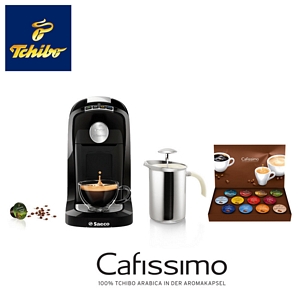 Tchibo Cafissimo TUTTOCAFFÈ Kaffeemaschine mit 40 Monaten Garantie (HD8602/41, HD8602/31)