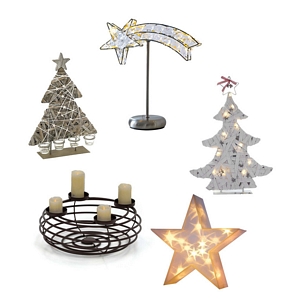 Weihnachtliche Dekorations-Objekte Weihnachtsdeko Adventsdekoration