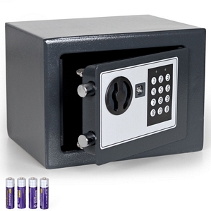 Elektronischer Safe Tresor 17x23x17cm Möbeltresor Kombination + Schlüssel