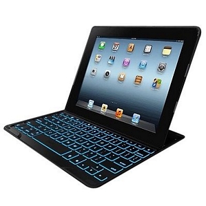ZAGG Keys Profolio Plus Tastatur und Hülle für Apple iPad in schwarz (iPad 2+3+4)