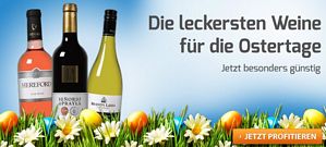 Weinvorteil.de: Diverse Gutscheine für die Osterfeiertage