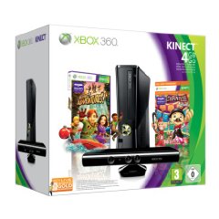 Xbox360 Slim 4G + Carnival Games + 3 Monate Xbox Live