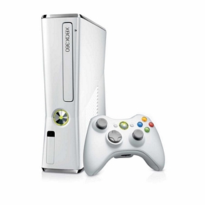 Xbox 360 Konsole Slim 4G White Edition