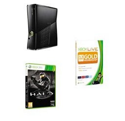 Amazon England: Diverse Xbox360-Bundles z.B. Xbox360 250GB + Halo: Combat Evolved – Anniversary + Xbox LIVE Gold 12 für rund 204 Euro