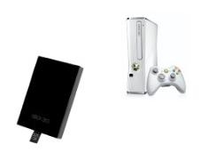 Xbox 360 4GB-Konsole White Limited Edition + 320GB Festplatte + Star Wars III