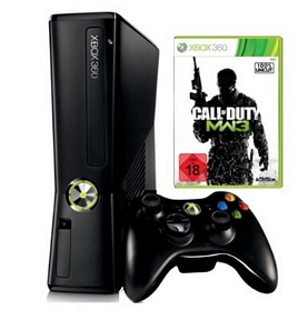 Xbox360 250GB Slim Kinect-Bundle für 209,97 Euro oder Xbox360 250GB Slim inkl. Call of Duty: MW3 für 154,97 Euro