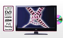 Xoro HTC-2232S 22 Zoll LCD-TV mit DVD-Player und DVB-T-Tuner