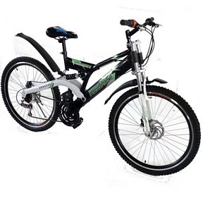 Phantom One 26 Zoll Zoll Mountainbike 18 Gang-Schaltung Scheibenbremsen Vollgefedertes Fahrrad