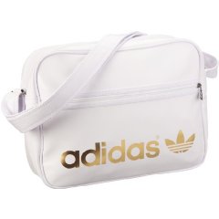 Adidas Adicolour Airliner Umhängetasche (Weiß/Gold)