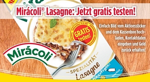 Mirácoli Lasagne kostenlos testen