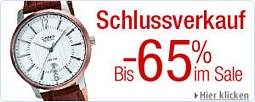 Amazon: Uhren-Sale mit bis zu 65 Prozent Rabatt