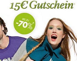 Brands4Friends: 15 Euro Gutschein geschenkt (55 Euro MBW)