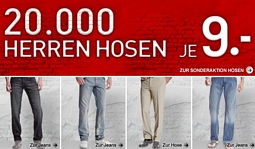 C&A: Jeans für je 9 Euro