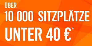 easyJet: Über 40.000 Sitzplätze unter 40 Euro