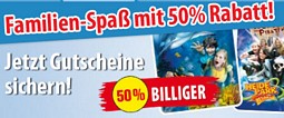 Penny: bis zu 50% Rabatt in diversen Freizeit-Parks