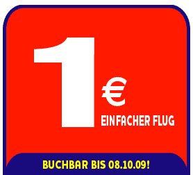 Ryanair: Wieder Flüge ab 1€ pro Strecke