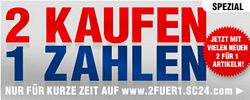 SC24.com: Zwei Artikel kaufen, nur einen bezahlen