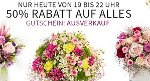 Miflora: 50 Prozent Rabatt auf das gesamte Sortiment (nur heute 19 – 22 Uhr)