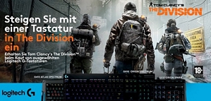 Logitech Gaming Aktion: Gratis Downloadcode für die PC-Version von Tom Clancy’s The Division beim Kauf einer Logitech Tastatur