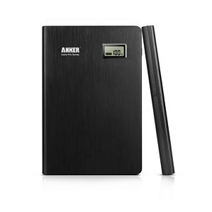 Anker 2nd Gen Astro Pro2 20000mAh 4-Port tragbar Externer Akku Batterie Power Bank Ladegerät mit PowerIQ Kompatibel mit Tablet, Handy und Digital Kamera (Apple Adapters – 30 Pin und Lightning, Samsung 30 Pin Adapter nicht enthalten)
