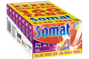 Amazon – 20% Rabatt auf Spülmaschinentabs und -Reiniger