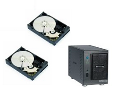 Amazon: Netgear RND2000 + 2x 1TB-Festplatte