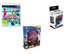 Amazon: Playstation Move Starter Pack + Sports Champions + gratis Wonderbook: Das Buch der Zaubersprüche