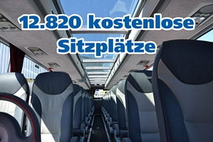 DeinBus: 10.000 kostenlose Sitzplätze