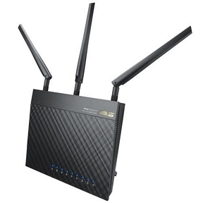 Asus RT-AC66U AC1750 Black Diamond Dual-Band WLAN AC Router