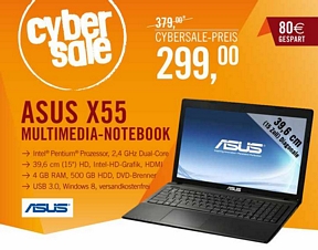 ASUS F55A-SX172H 15,6 Zoll Notebook für Einsteiger