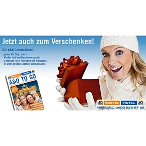 Ebay: A&O TO GO Hotelgutscheine 2 Übernachtungen inkl. Frühstück für 2 Personen – 18 Städte / 4 Länder verfügbar