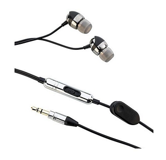 auvisio Aluminium-Stereo-Ohrhörer Premium-Sound