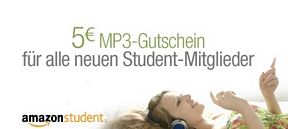 Amazon: 5 Euro Amazon-Gutschein für Studenten