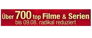 Amazon: über 700 Top-Filme & Serien bis zum 09. August 2015 radikal reduziert + 5 Euro Rabatt