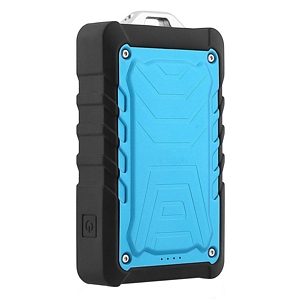 Aukey Power Bank externe Batterie 7500mAh wasserdicht mit LED Taschenlampe externer Akku Pack Charger