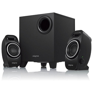 Creative A250 2.1 Lautsprechersystem (Ein/Aus -Schalter, Dual Slot Enclosure)