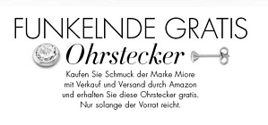 Amazon: Gratis Ohrstecker von Miore beim Kauf von Miore-Schmuck