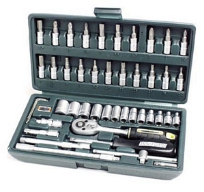 Mannesmann Steckschlüsselsatz 1/4″ 46-tlg. M 2040