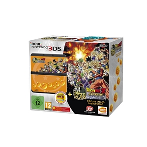 New Nintendo 3DS schwarz inkl. Dragon Ball Z: Extreme Butoden + Zierblende