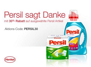Amazon: 30 Prozent Rabatt auf ausgewählte Persil-Artikel