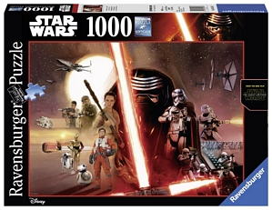 Ravensburger 19549 – Star Wars Episode VII, 1000-Teilig Puzzle