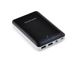 RAVPower 14000mAh Zusatzakku / Powerbank Powerpack / Externer Akku für iPhone, iPhone 5S / 5C, iPhone 5, Samsung Galaxy S3, Galaxy S4, iPad, Galaxy Note 2 – Schwarz