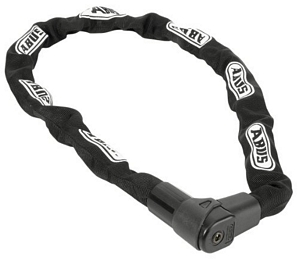 Abus CityChain 1010/110 Schloss-Ketten-Kombi, Schwarz (black)