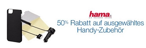 Amazon: 50 Prozent Rabatt auf ausgewähltes Handy Zubehör von Hama