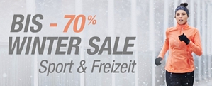 Amazon: Winter Sale mit bis zu 70 Prozent auf Sport & Freizeit