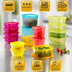 BEEM Click Fresh 32-tlg. Set Aufbewahrungsdosen