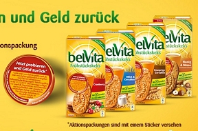 Geld-zurück-Aktion für belVita Frühstückskekse