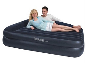 Bestway Luftbett inkl. Pumpe Queen 203x163x48cm