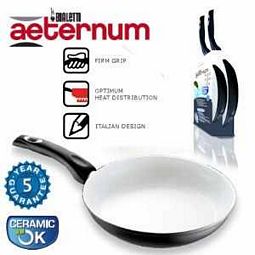 Bialetti Aeternum Ceramic OK Blackstone 2-teiliges Bratpfannenset