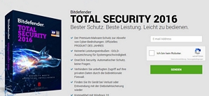 6 Monate Bitdefender Total Securty 2016 kostenlos testen